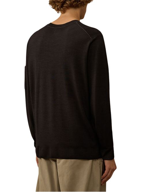 Sweater with Lens Appliqué C.P. COMPANY | 19CMKN024A003247F888